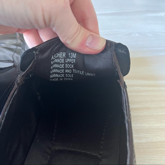 Alfani Dress Loafer Shoes Chocolate Brown Leather 13 - Picture 11 of 11